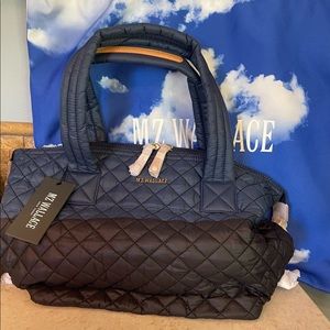 NWT MZ Wallace Medium Sutton Navy/Black Colorblock